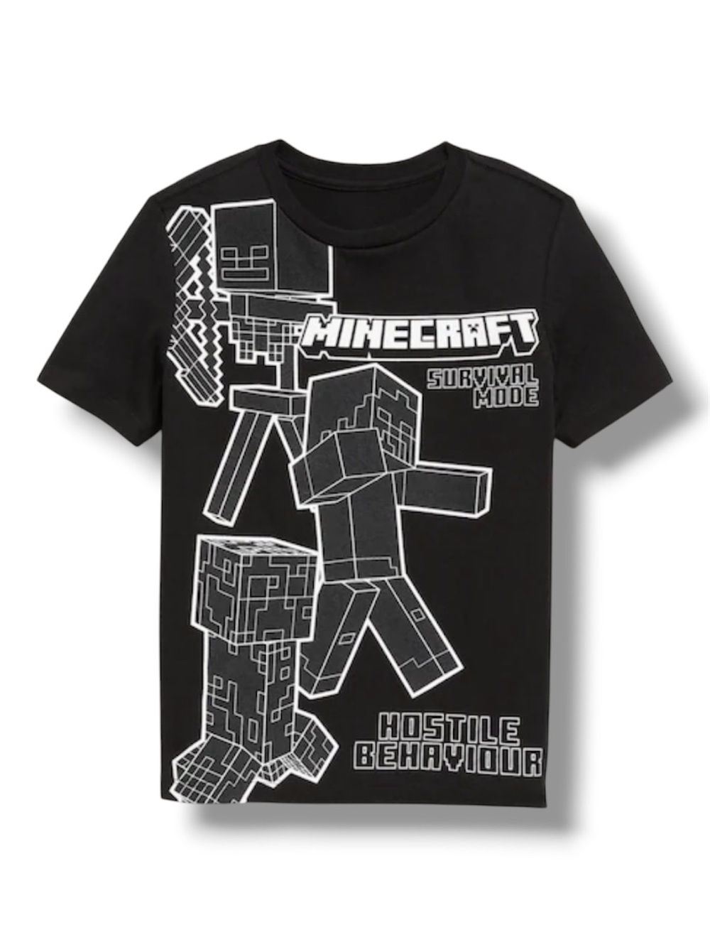 Kids Minecraft Graphic T-Shirt - Size Small (6/7) - NWT